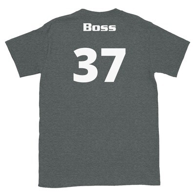 TLU Softball Number 37 Boss Short-Sleeve Unisex T-Shirt