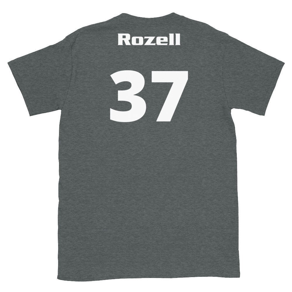 TLU Softball Number 37 Rozell Short-Sleeve Unisex T-Shirt