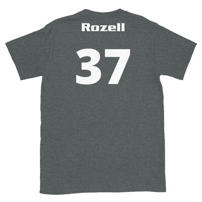 TLU Softball Number 37 Rozell Short-Sleeve Unisex T-Shirt