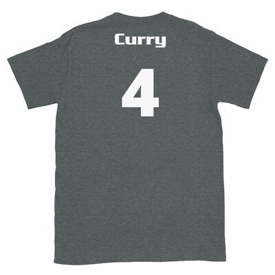 TLU Softball Number 4 Curry Short-Sleeve Unisex T-Shirt