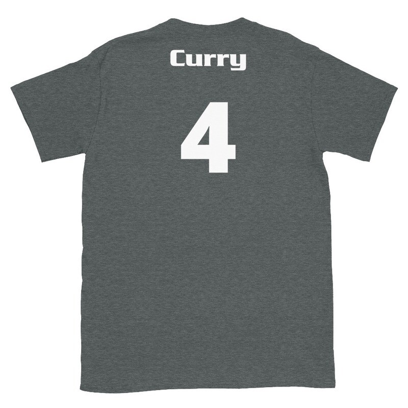 TLU Softball Number 4 Curry Short-Sleeve Unisex T-Shirt