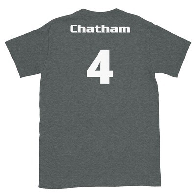 TLU Softball Number 4 Chatham Short-Sleeve Unisex T-Shirt