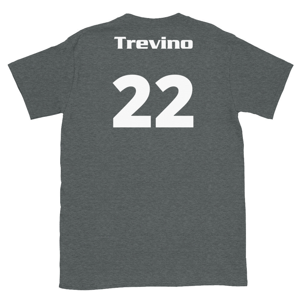 TLU Softball Number 22 Trevino Short-Sleeve Unisex T-Shirt