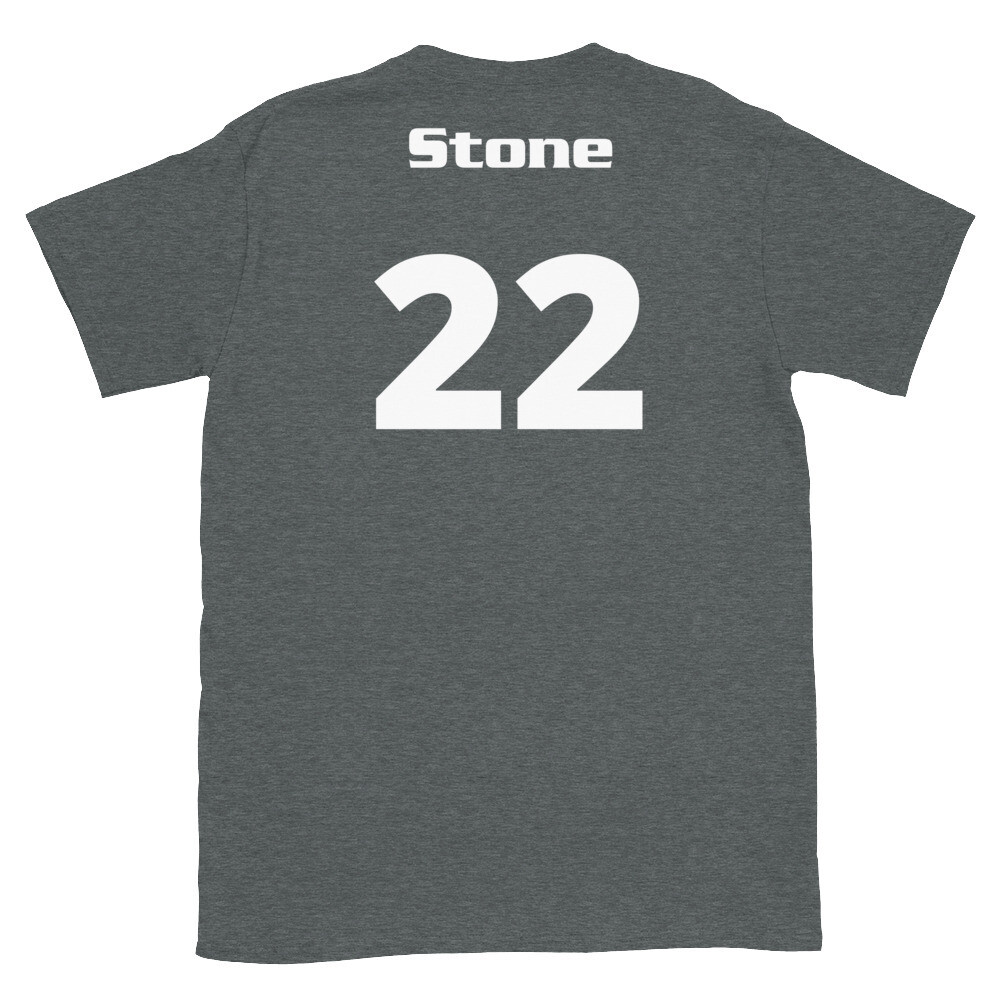 TLU Softball Number 22 Stone Short-Sleeve Unisex T-Shirt