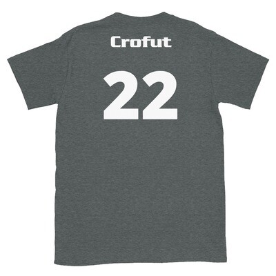 TLU Softball Number 22 Crofut Short-Sleeve Unisex T-Shirt