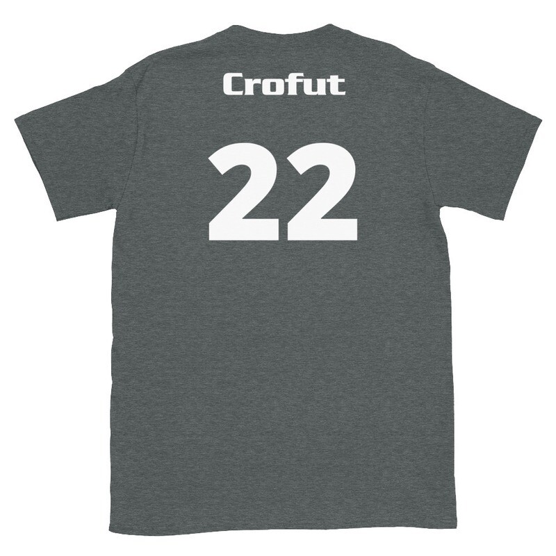 TLU Softball Number 22 Crofut Short-Sleeve Unisex T-Shirt