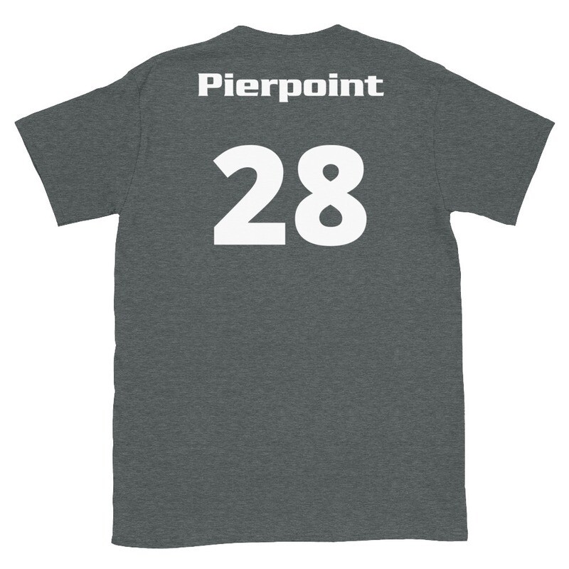 TLU Softball Number 28 Pierpoint Short-Sleeve Unisex T-Shirt