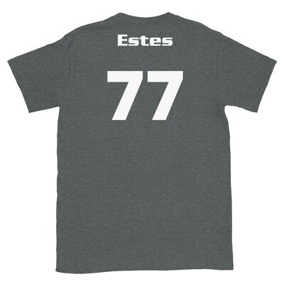 TLU Softball Number 77 Estes Short-Sleeve Unisex T-Shirt