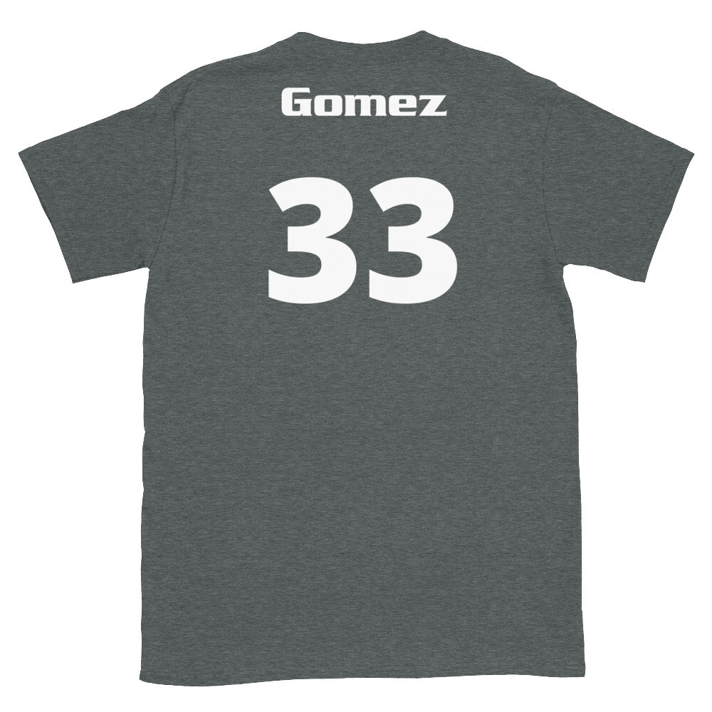 TLU Softball Number 33 Gomez Short-Sleeve Unisex T-Shirt
