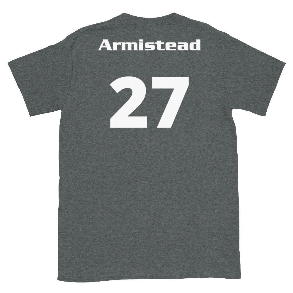 TLU Softball Number 27 Armistead Short-Sleeve Unisex T-Shirt