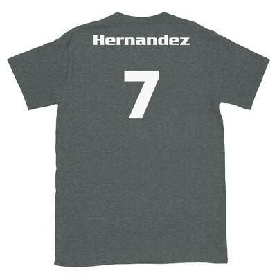 TLU Softball Number 7 Hernandez Short-Sleeve Unisex T-Shirt