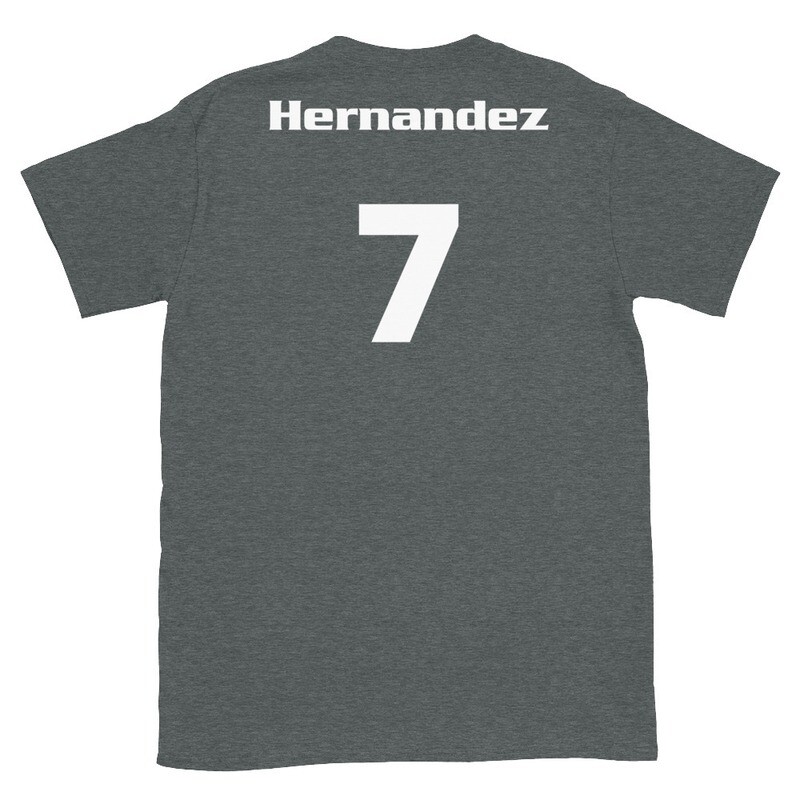 TLU Softball Number 7 Hernandez Short-Sleeve Unisex T-Shirt