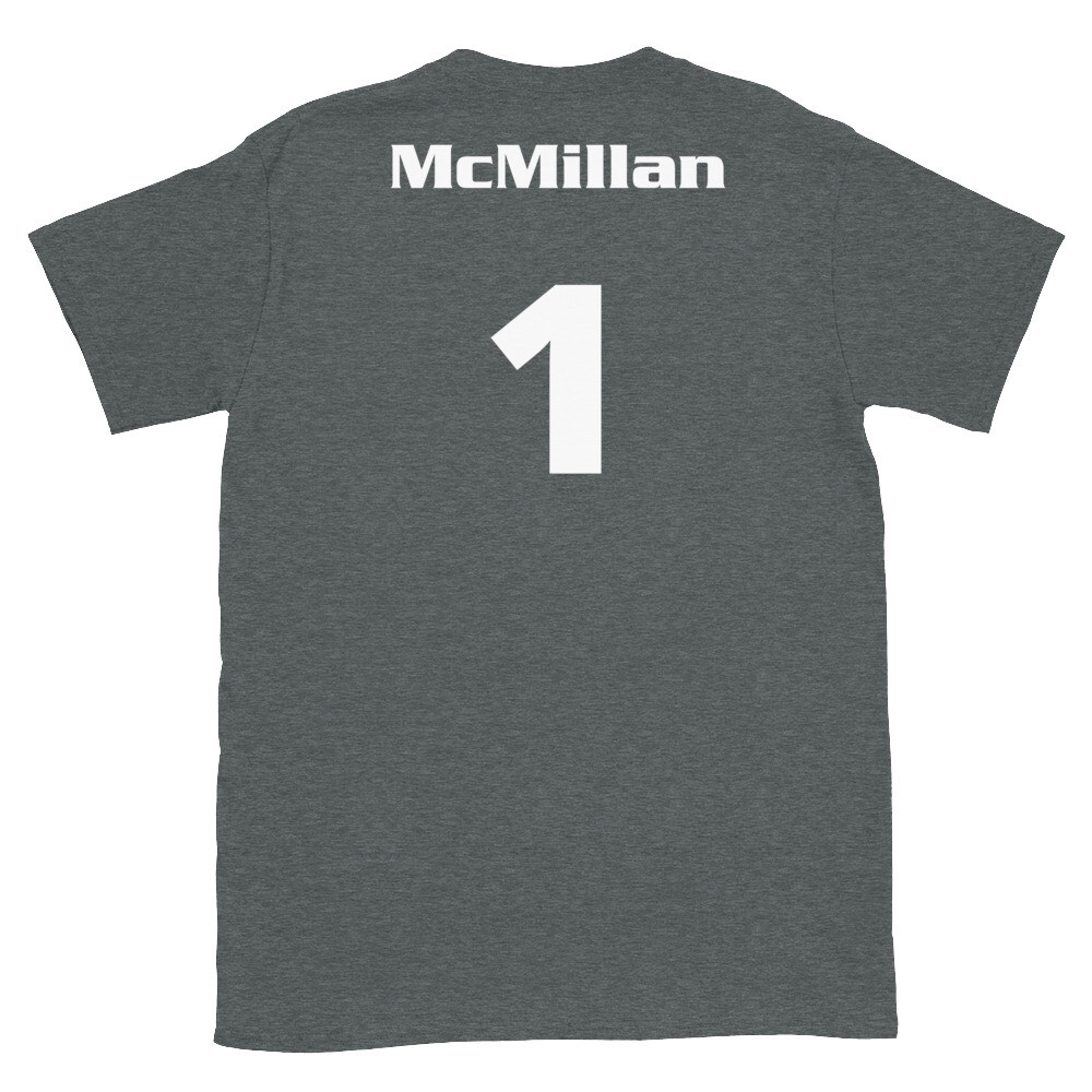 TLU Softball Number 1 McMillan Short-Sleeve Unisex T-Shirt