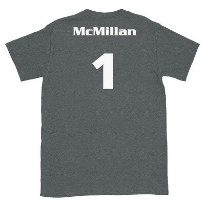TLU Softball Number 1 McMillan Short-Sleeve Unisex T-Shirt