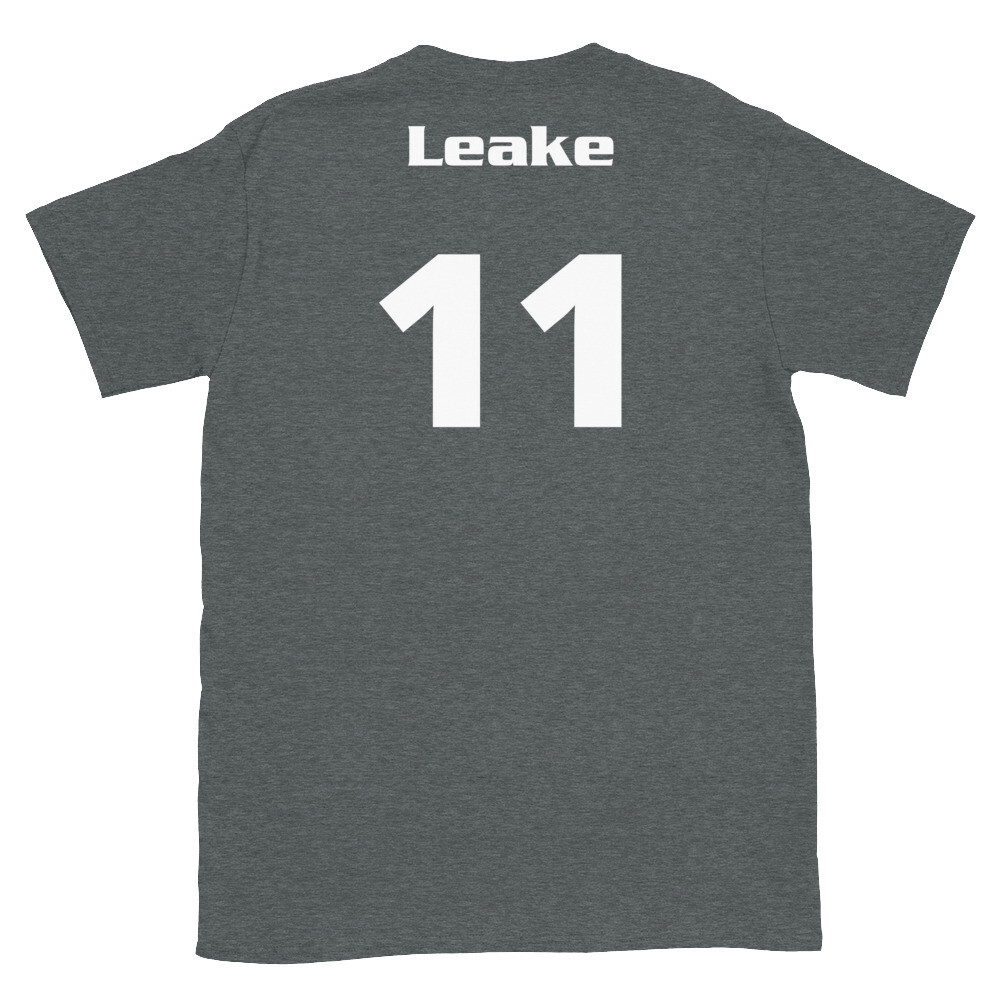 TLU Softball Number 11 Leake Short-Sleeve Unisex T-Shirt