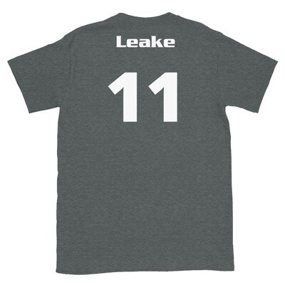 TLU Softball Number 11 Leake Short-Sleeve Unisex T-Shirt