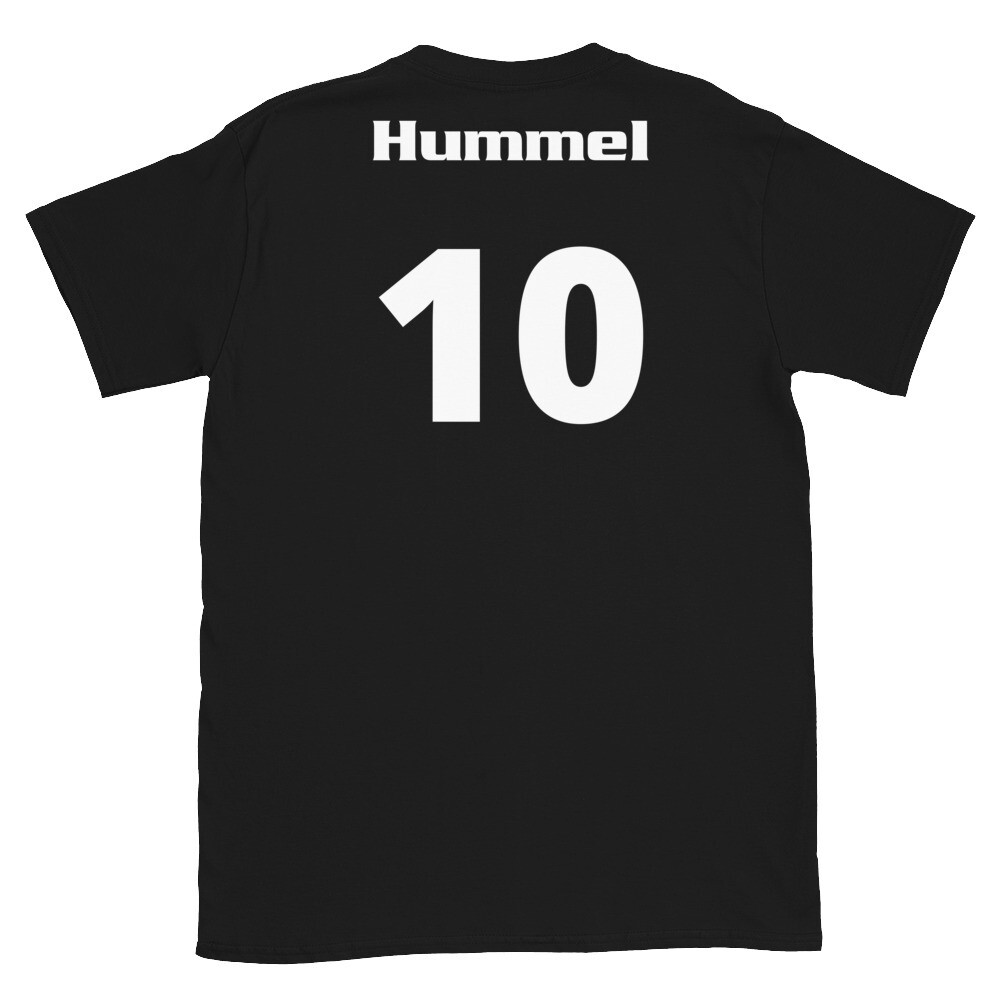 TLU Softball Number 10 Hummel Short-Sleeve Unisex T-Shirt, Color: Black, Size: S