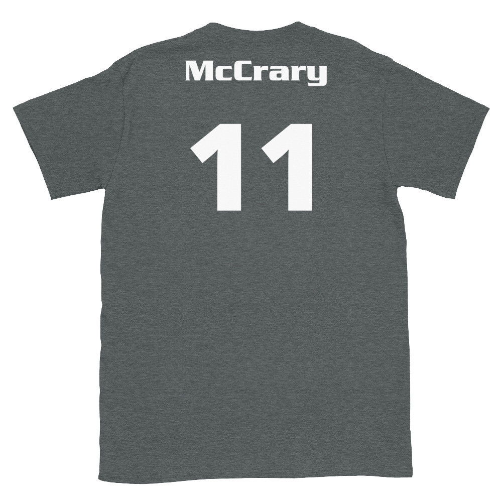 TLU Softball Number 11 McCrary Short-Sleeve Unisex T-Shirt