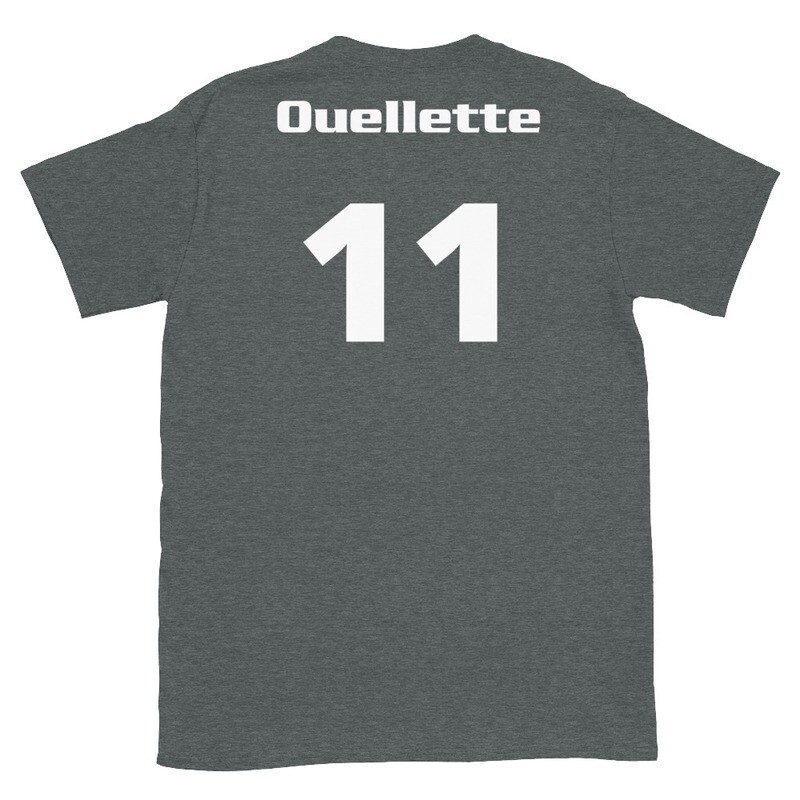 TLU Softball Number 11 Ouellette Short-Sleeve Unisex T-Shirt