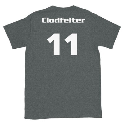 TLU Softball Number 11 Clodfelter Short-Sleeve Unisex T-Shirt