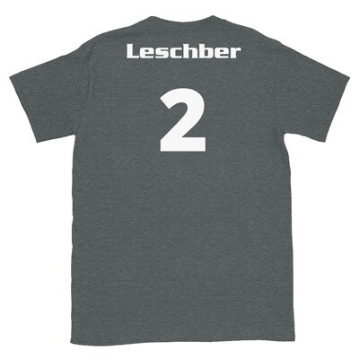 TLU Softball Number 2 Leschber Short-Sleeve Unisex T-Shirt