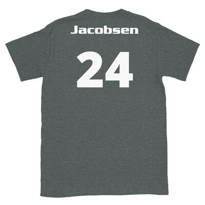 TLU Softball Number 24 Jacobsen Short-Sleeve Unisex T-Shirt