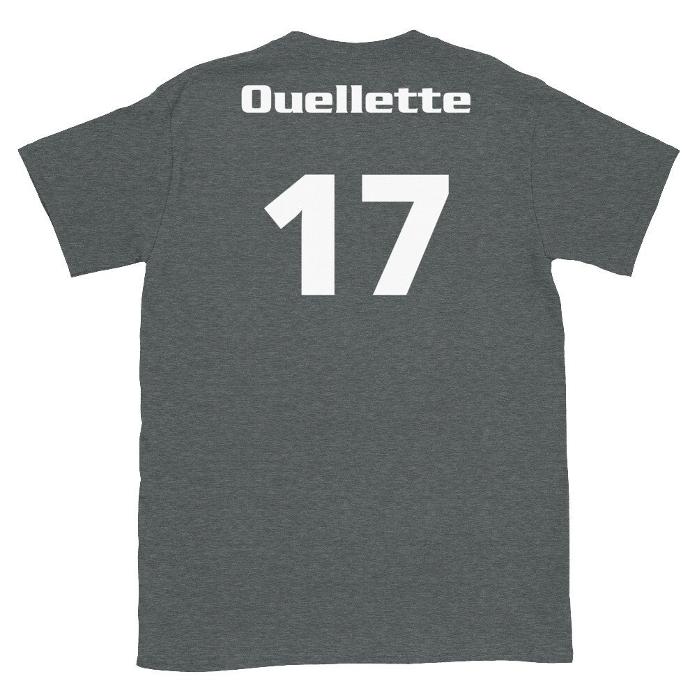 TLU Softball Number 17 Ouellette Short-Sleeve Unisex T-Shirt