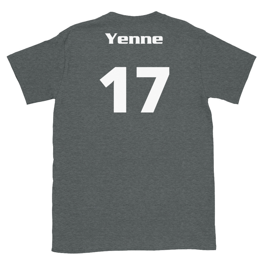 TLU Softball Number 17 Yenne Short-Sleeve Unisex T-Shirt