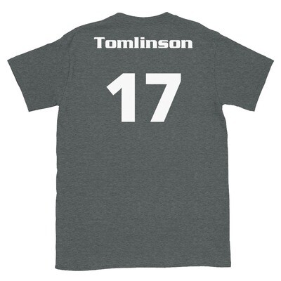 TLU Softball Number 17 Tomlinson Short-Sleeve Unisex T-Shirt