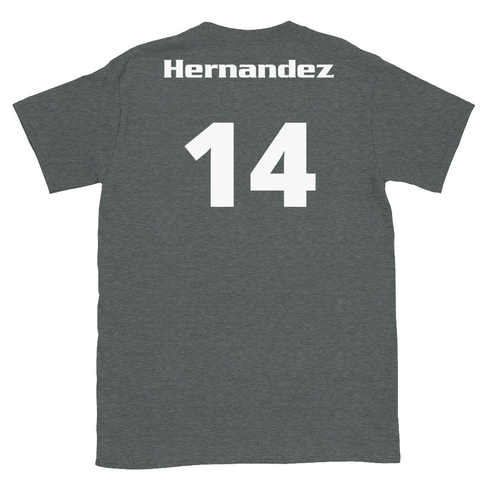 TLU Softball Number 14 Hernandez Short-Sleeve Unisex T-Shirt