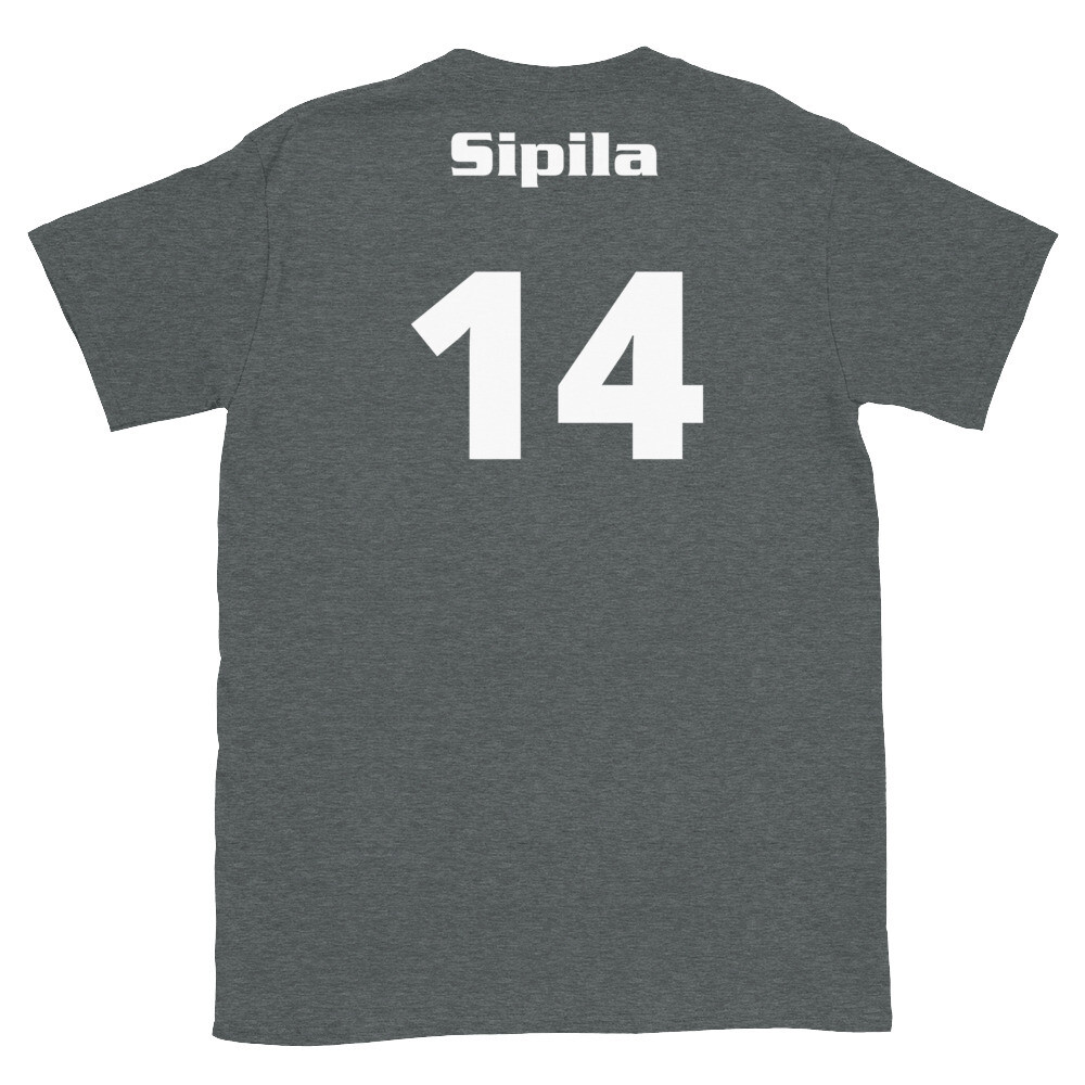 TLU Softball Number 14 Sipila Short-Sleeve Unisex T-Shirt