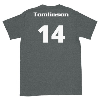 TLU Softball Number 14 Tomlinson Short-Sleeve Unisex T-Shirt