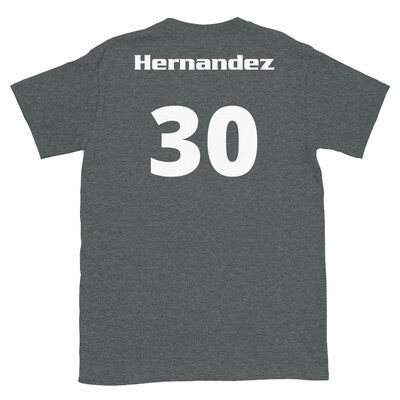 TLU Softball Number 30 Hernandez Short-Sleeve Unisex T-Shirt