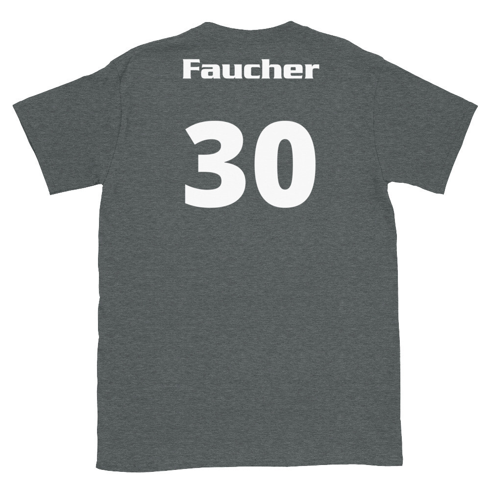 TLU Softball Number 30 Faucher Short-Sleeve Unisex T-Shirt