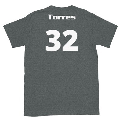 TLU Softball Number 32 Torres Short-Sleeve Unisex T-Shirt