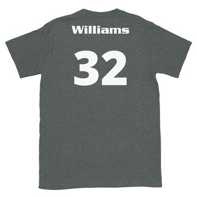 TLU Softball Number 32 Williams Short-Sleeve Unisex T-Shirt