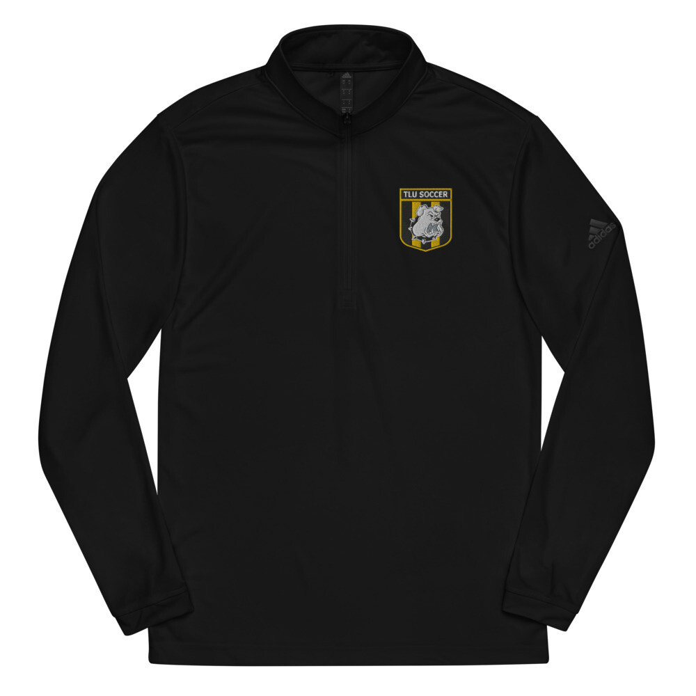 TLU Soccer Colored Crest Quarter Zip Pullover