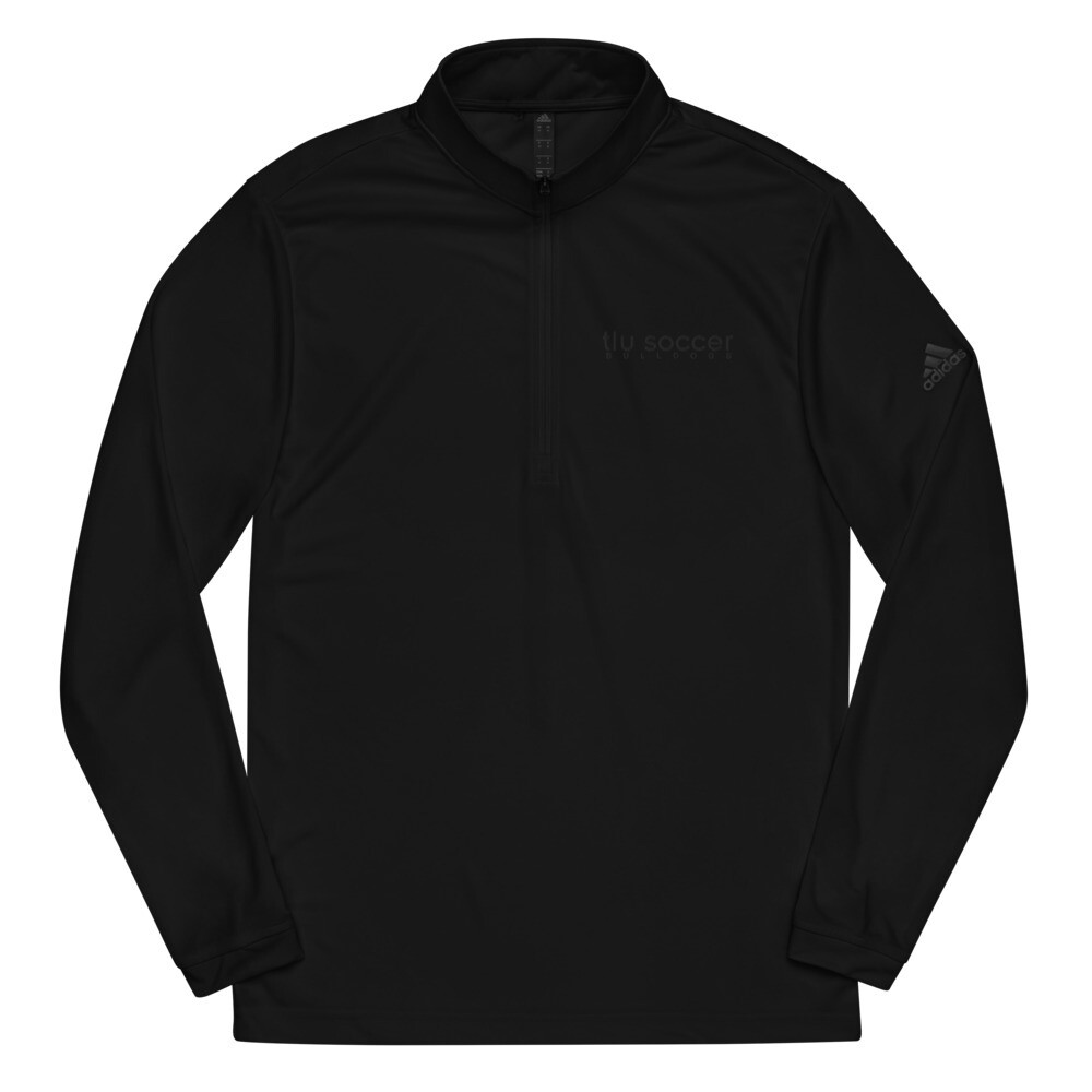 TLU Soccer Bulldogs Black Quarter zip pullover, Color: Black, Size: S