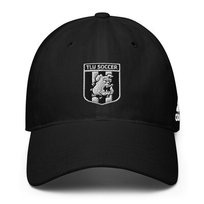 TLU Soccer B/W Crest Performance Golf Cap