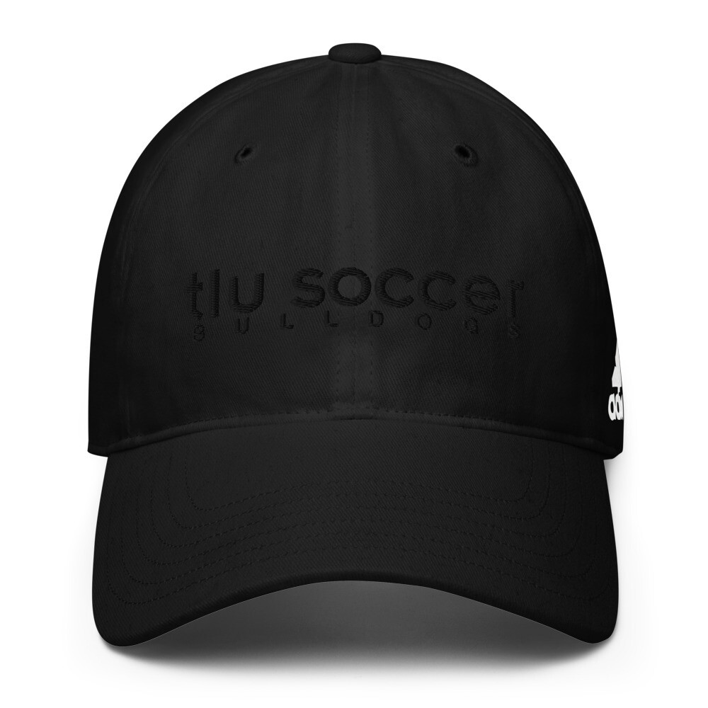 TLU Soccer Bulldogs Black Performance Golf Cap, Color: Black