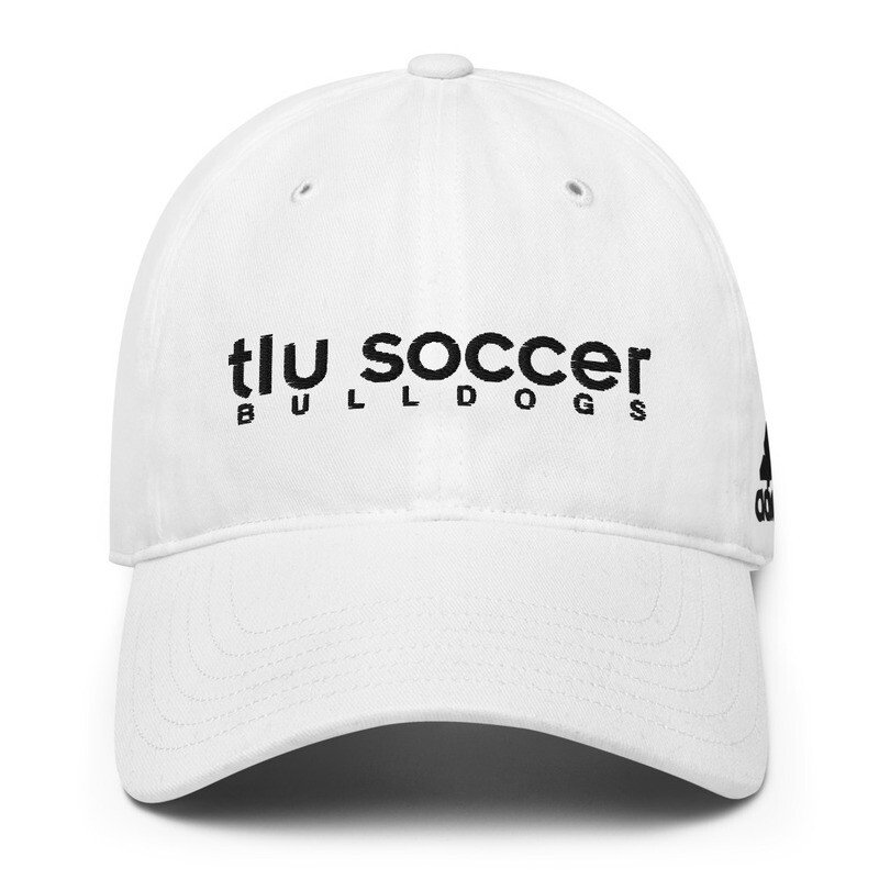 TLU Soccer Bulldogs Black Performance Golf Cap