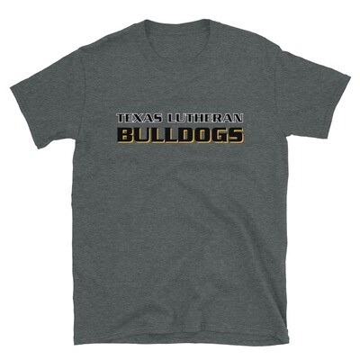 TLU Athletics Texas Lutheran Bulldogs Plain Short-Sleeve Unisex T-Shirt