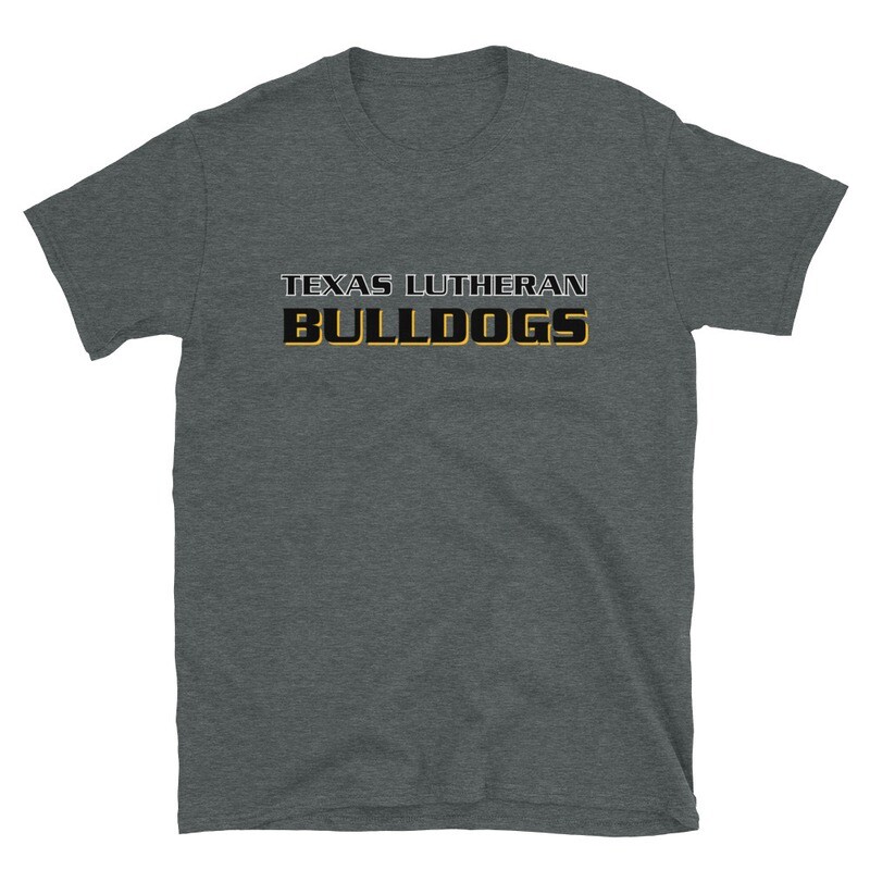 TLU Athletics Texas Lutheran Bulldogs Plain Short-Sleeve Unisex T-Shirt