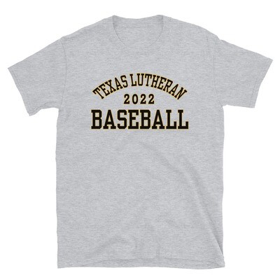 Texas Lutheran Baseball 2022 Short-Sleeve Unisex T-Shirt