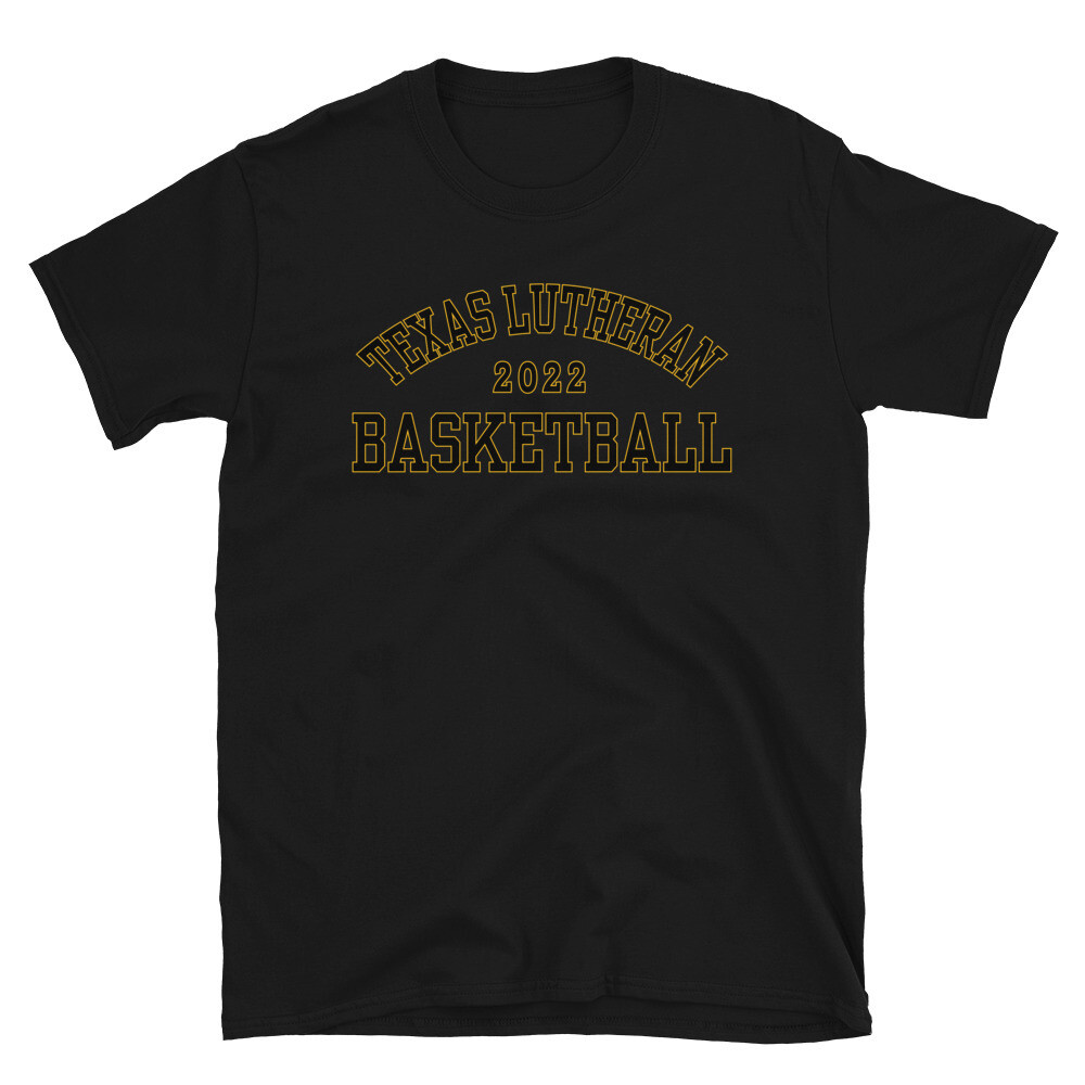 Texas Lutheran Basketball 2022 Short-Sleeve Unisex T-Shirt, Color: Black, Size: S