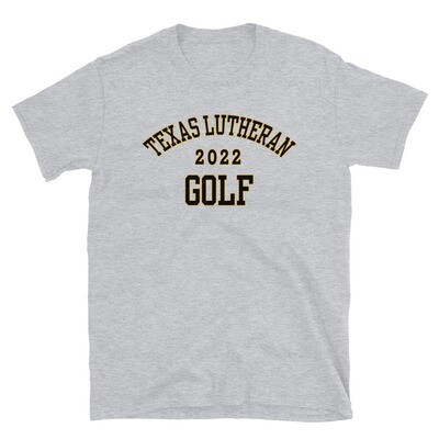 Texas Lutheran Golf 2022 Short-Sleeve Unisex T-Shirt