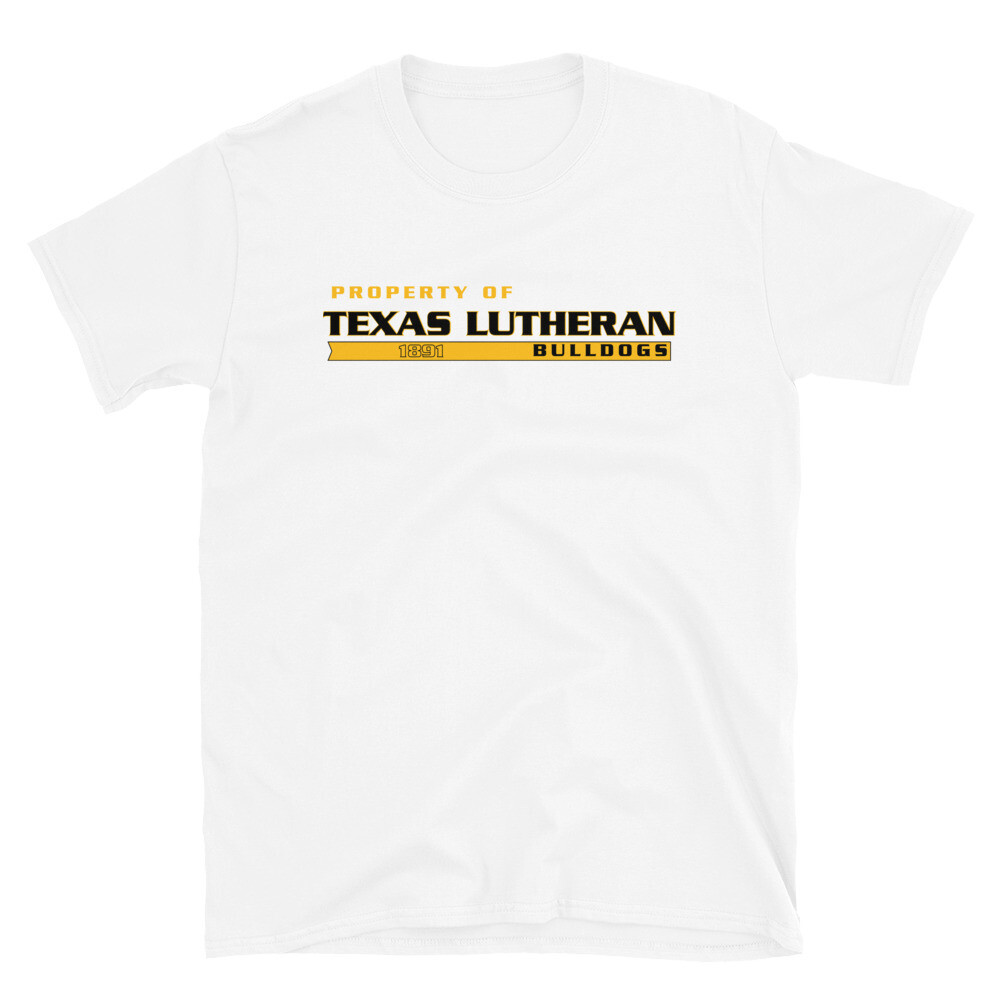 TLU Athletics Property of Short-Sleeve Unisex T-Shirt