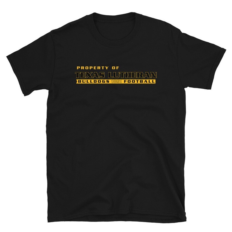 TLU Athletics Property of Football Short-Sleeve Unisex T-Shirt