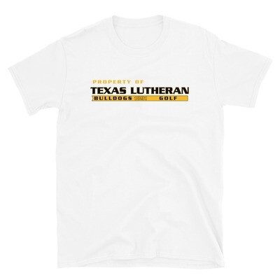 TLU Athletics Property of Golf Short-Sleeve Unisex T-Shirt