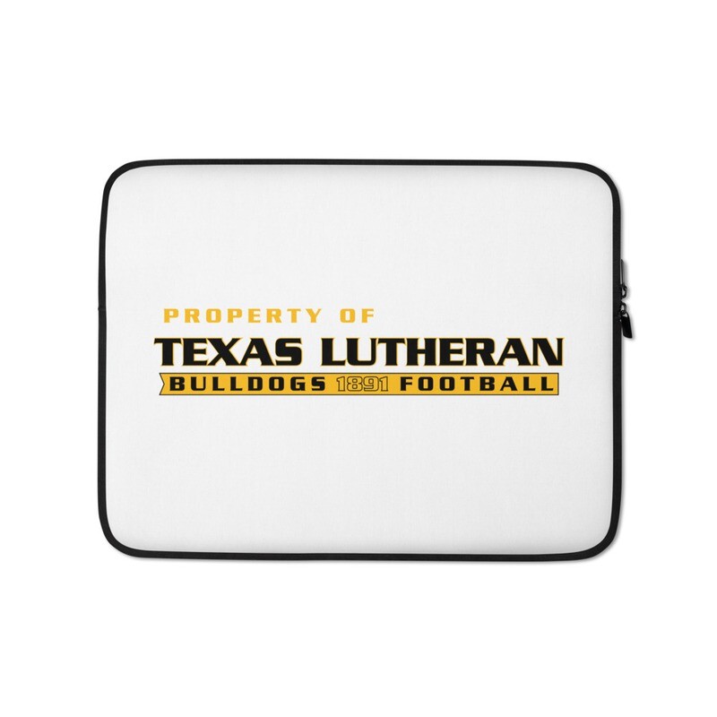 TLU Athletics Football Laptop Sleeve